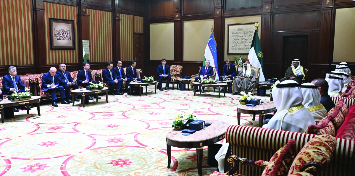 


جانب من المباحثات 