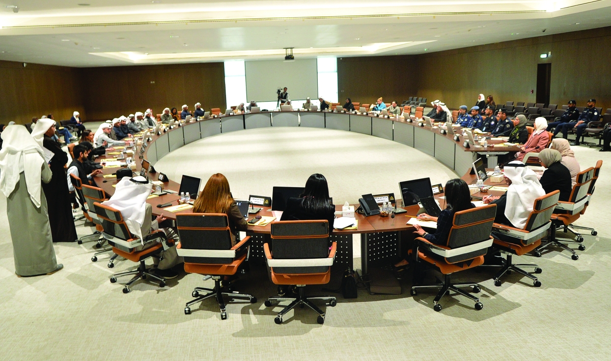 الحضور خلال ورشة العمل (تصوير سعود سالم)