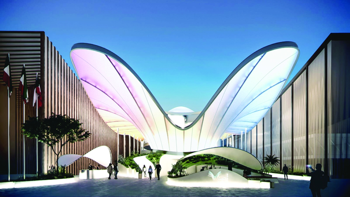 مجسم لجناح الكويت