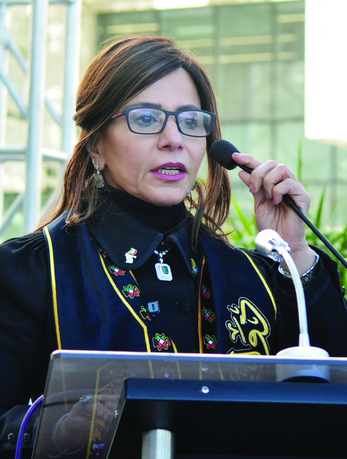 الميلم تلقي كلمتها