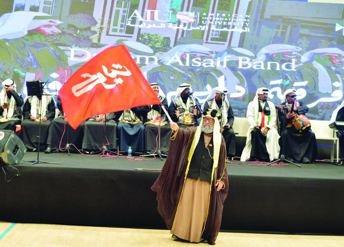 فقرة استعراضية	 (تصوير سعود سالم) 