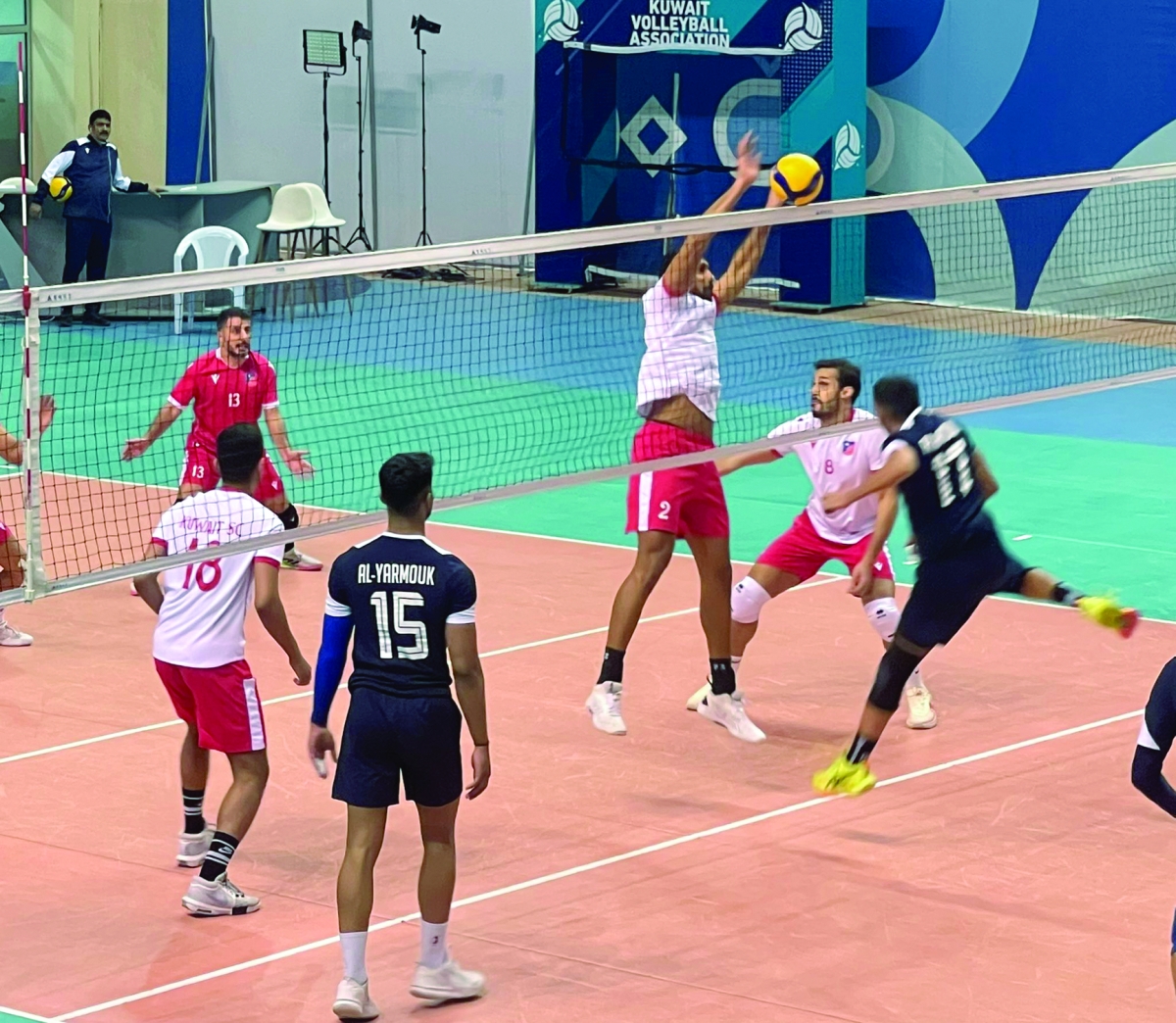 من مباراة الكويت واليرموك