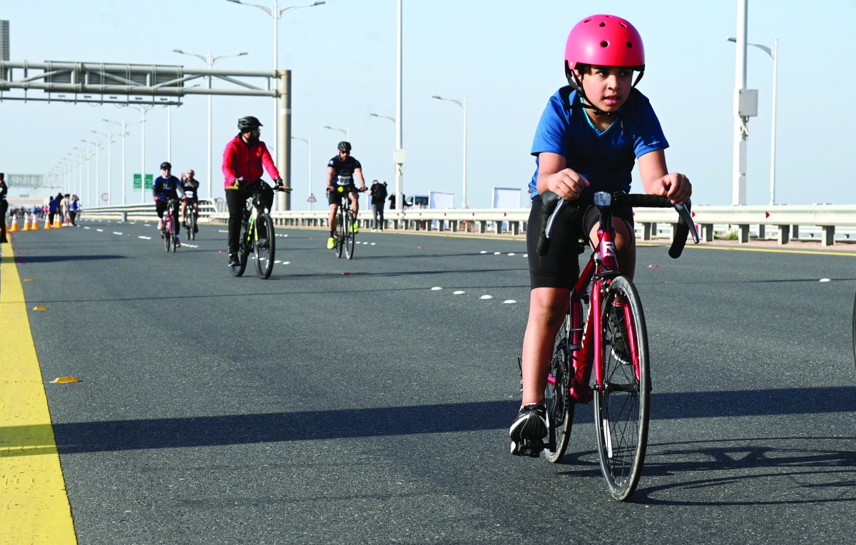 من سباق الدراجات