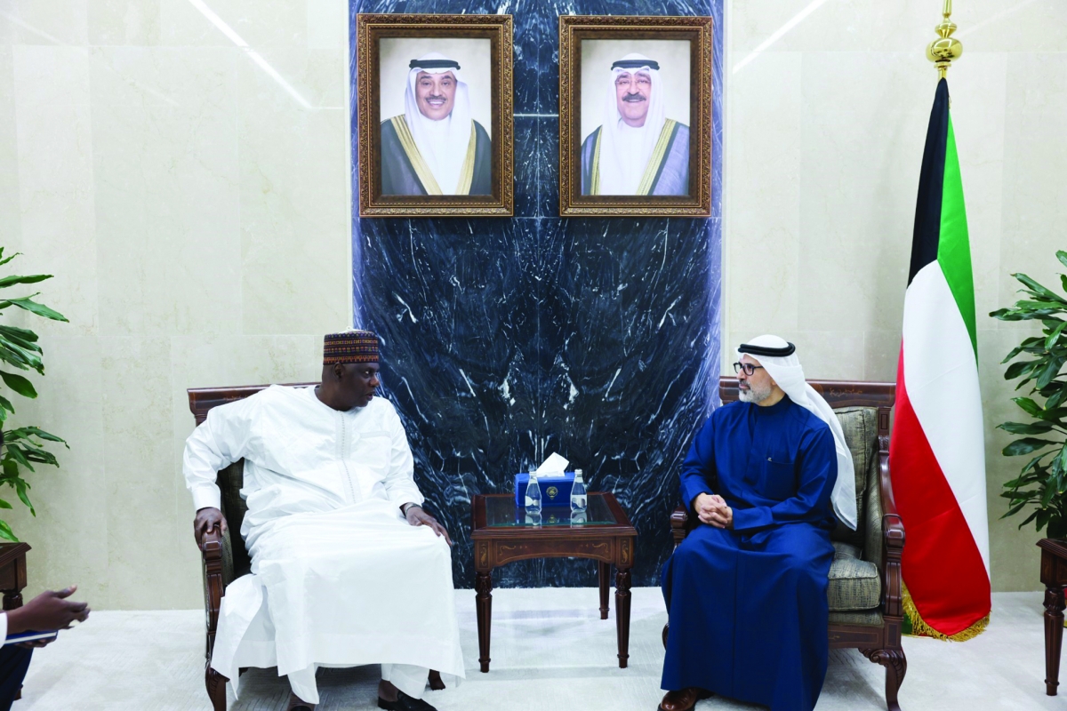 الجابر مستقبلاً سفير النيجر 
