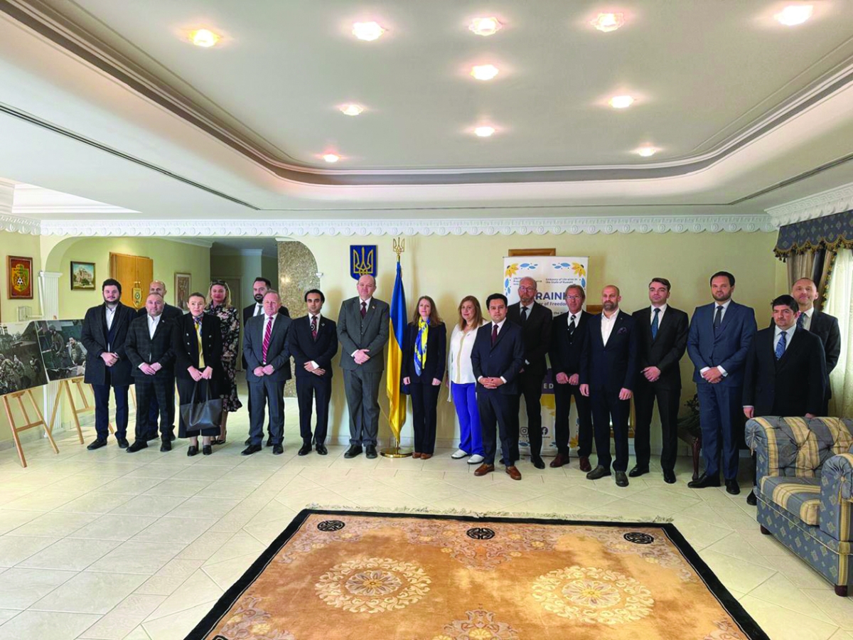 عدد من الدبلوماسيين خلال الفعالية