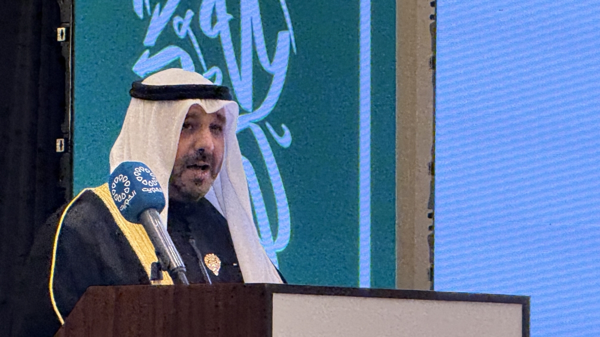 الشيخ صباح ناصر الصباح في كلمة له خلال الحفل