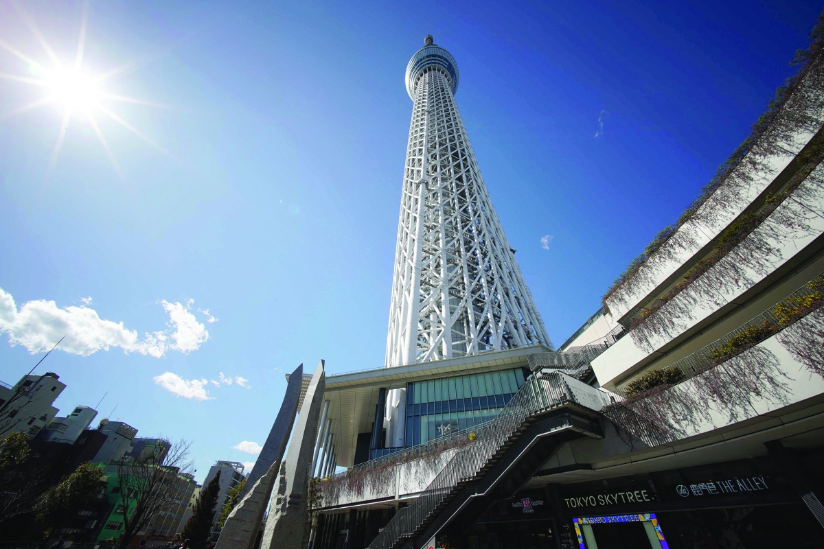 ارتفاع «Skytree» يصل إلى 634 متراً 
