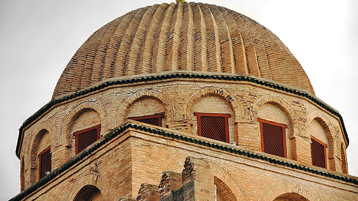 القبة الرئيسية الكبرى للجامع 