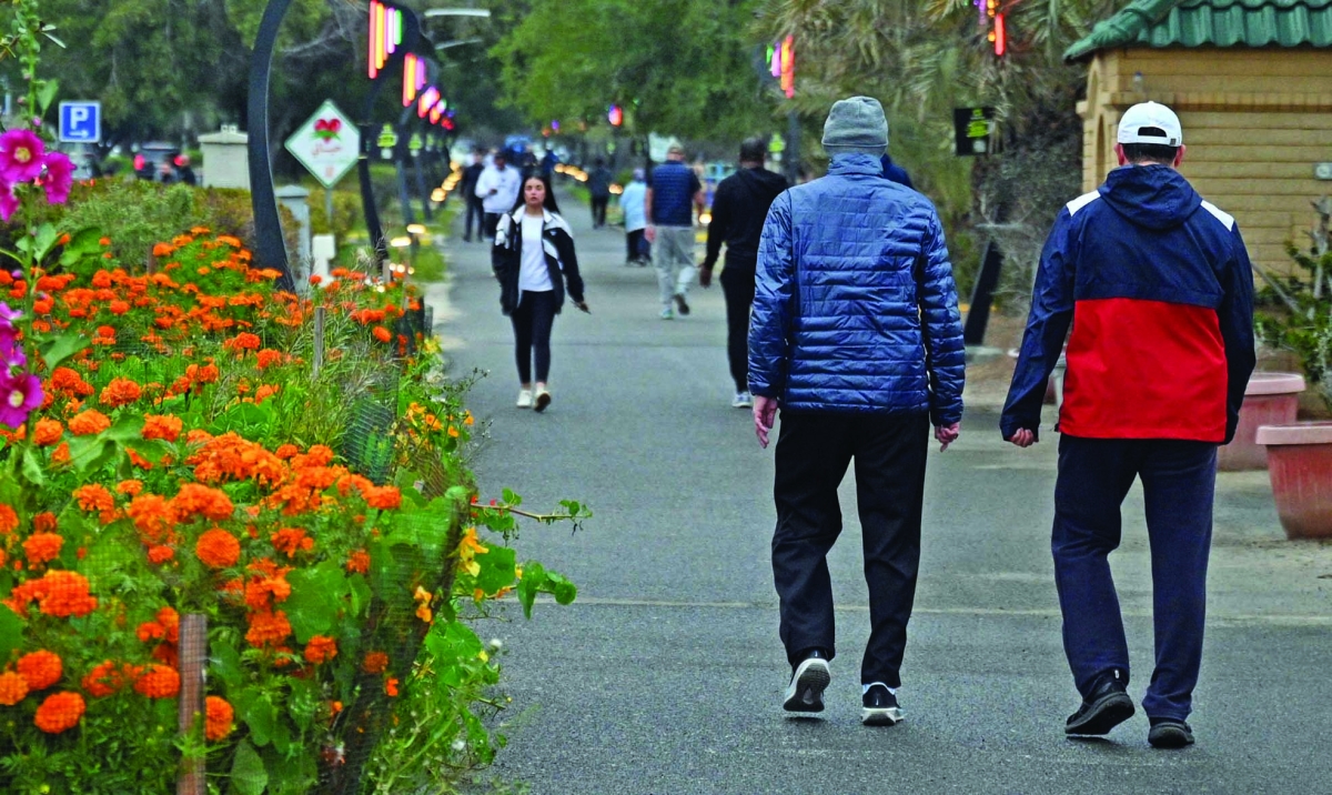 ممشى مشرف 	 (تصوير نايف العقلة) 