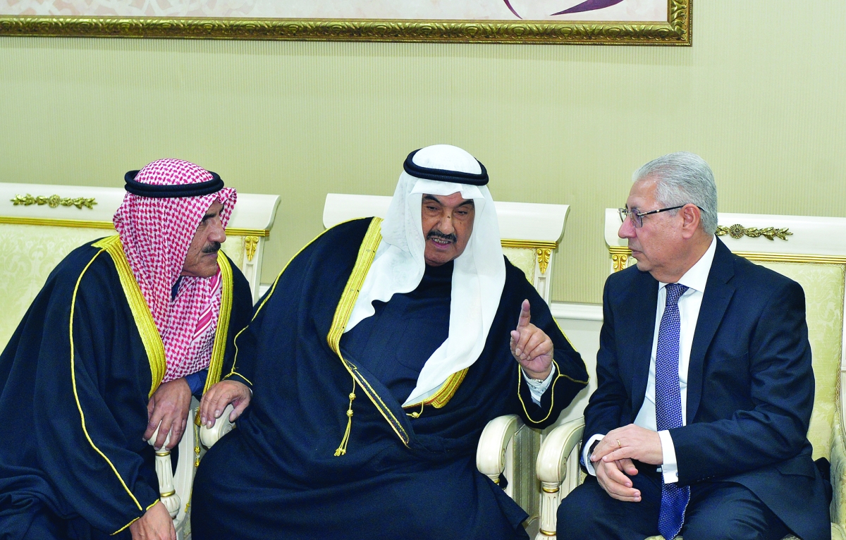 حديث بين المحمد والسفير المصري