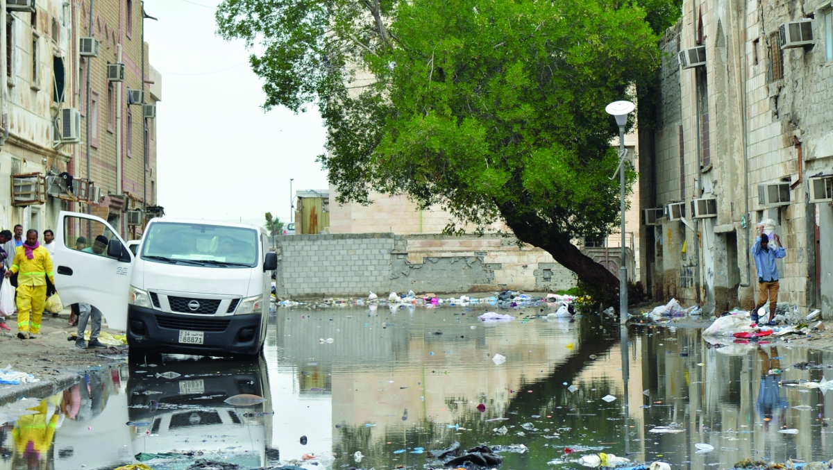 


الوضع في جليب الشيوخ مع الأمطار	 (تصوير سعود سالم) 