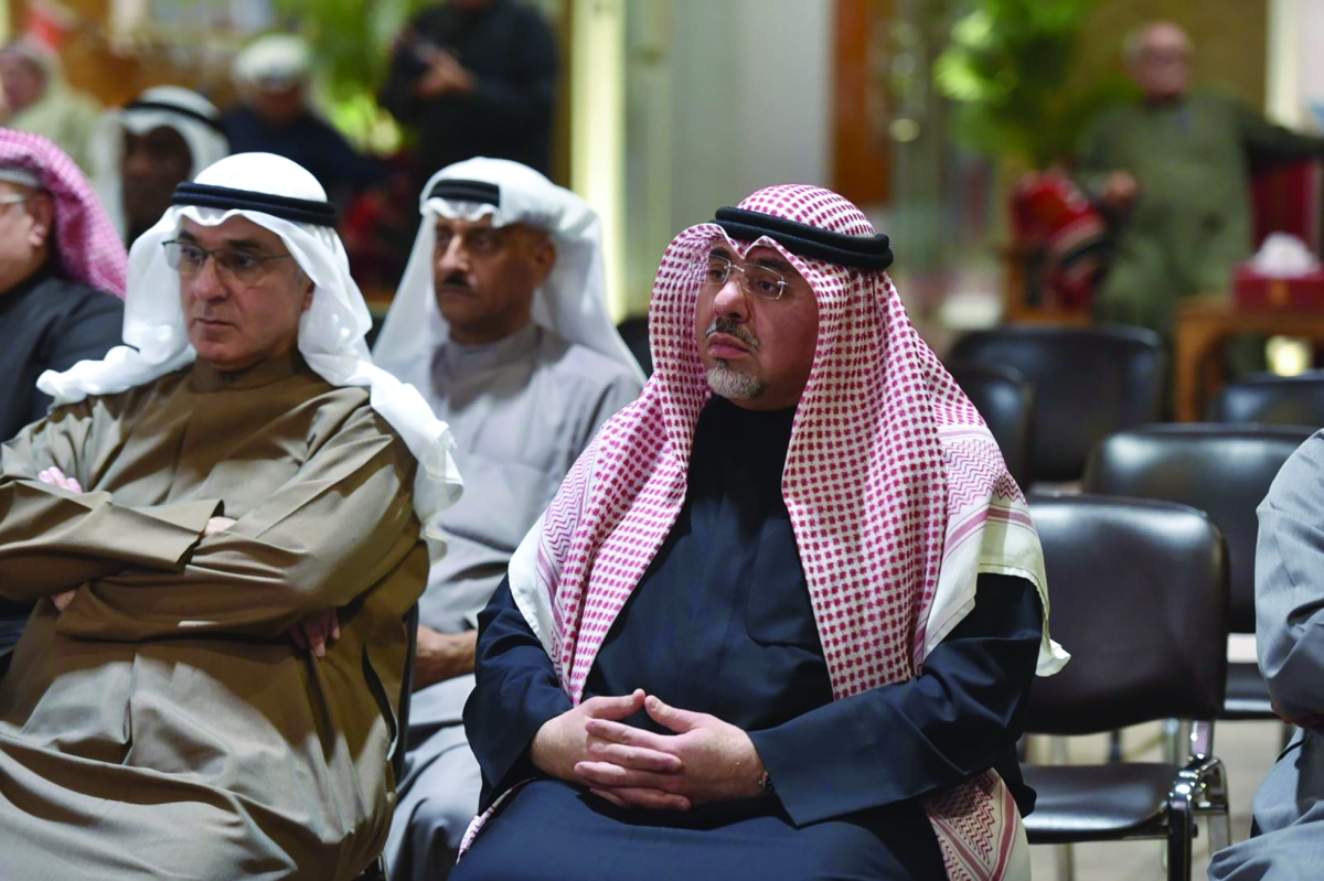 


الجسار والزامل خلال الأمسية 