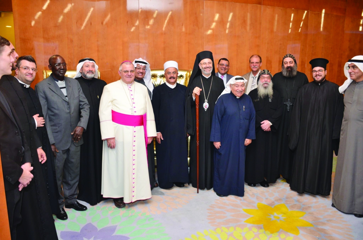 جانب من الحضور في غبقة الكنيسة الإنجيلية الوطنية 