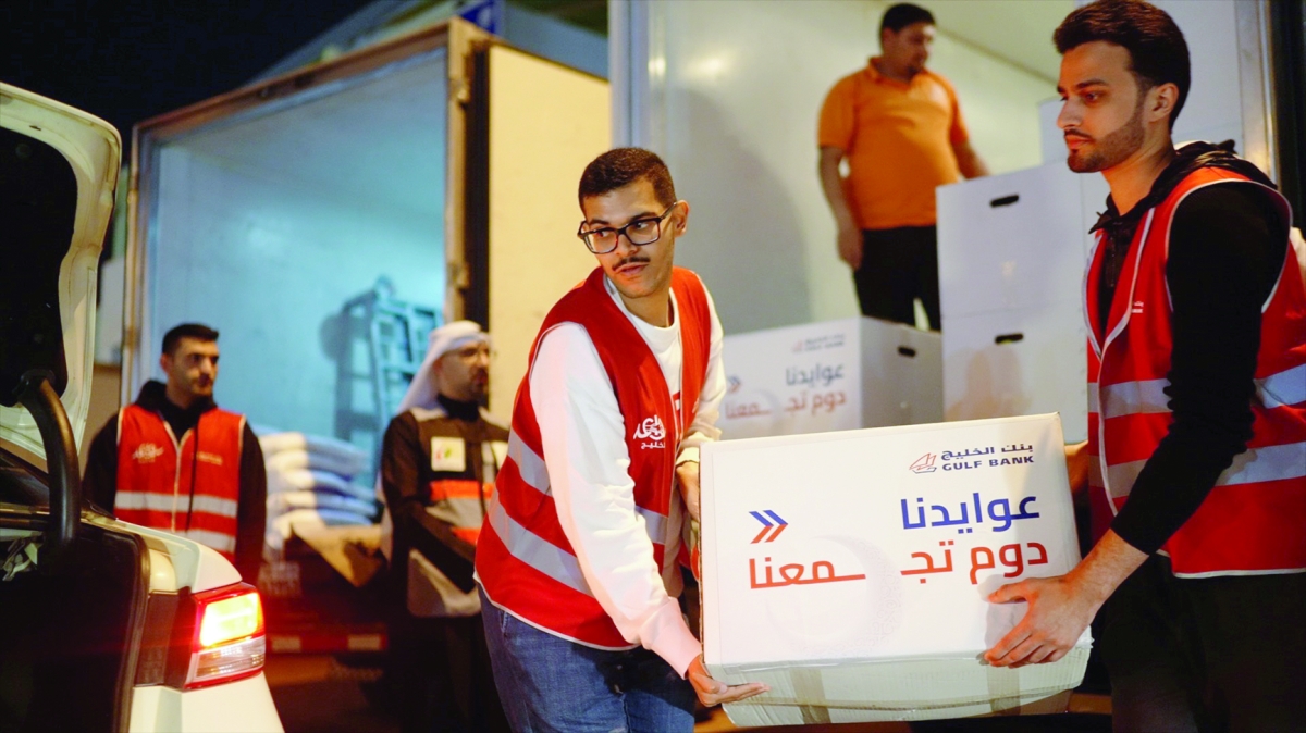 جانب من توزيع الماجلة الرمضانية