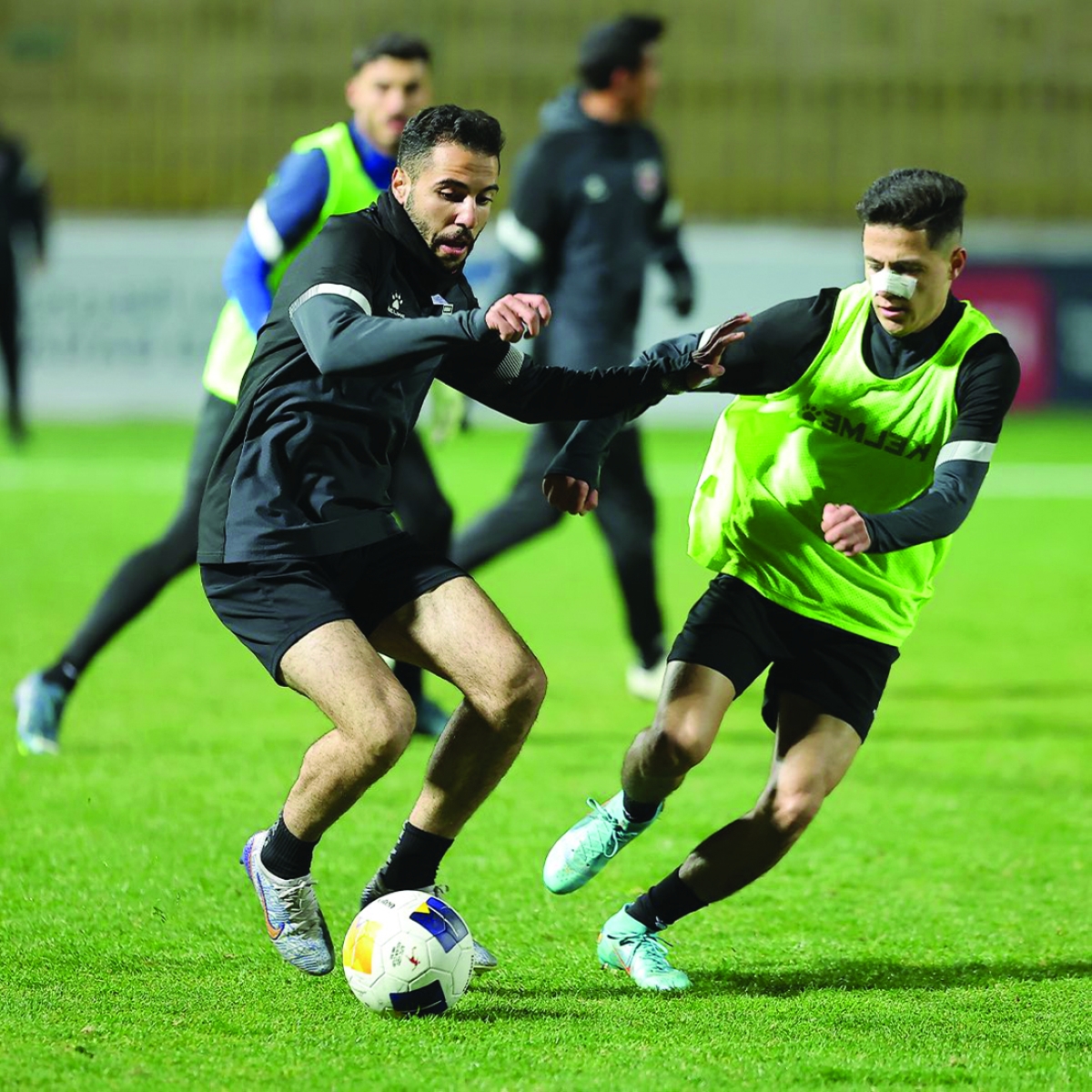 من تدريبات المنتخب الأردني