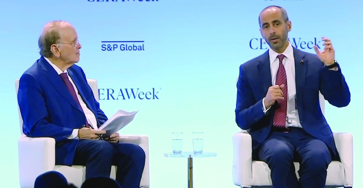 نواف السعود خلال المقابلة