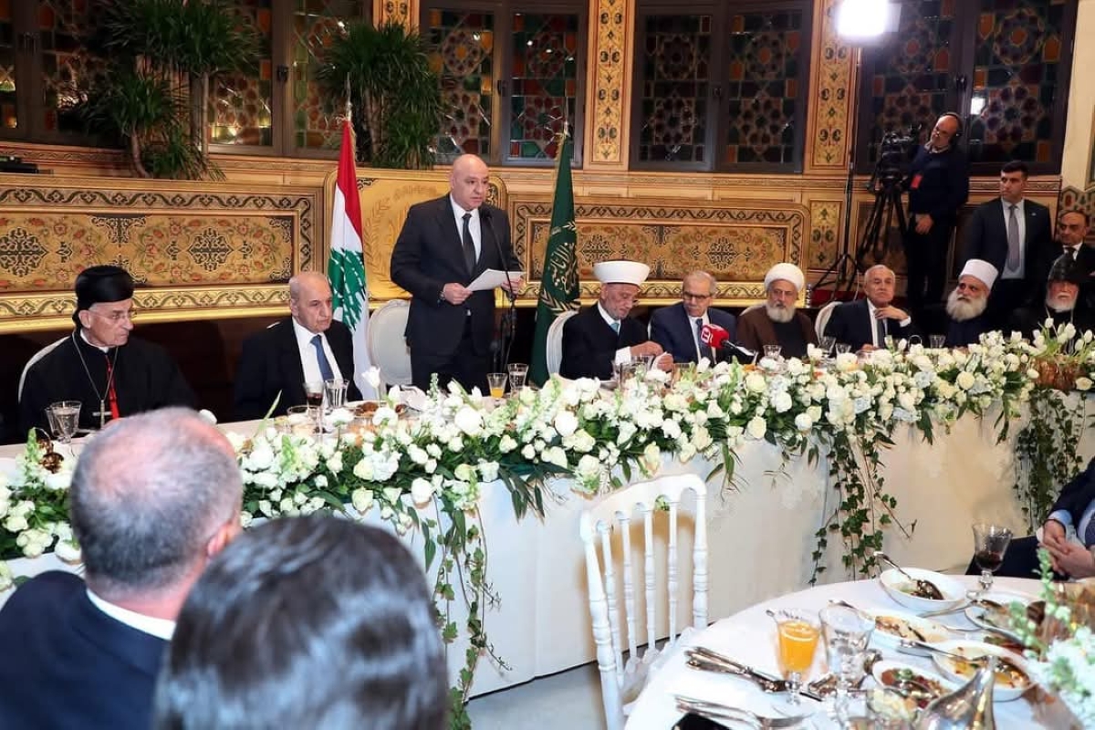 عون يلقي كلمة في إفطار دار الفتوى 