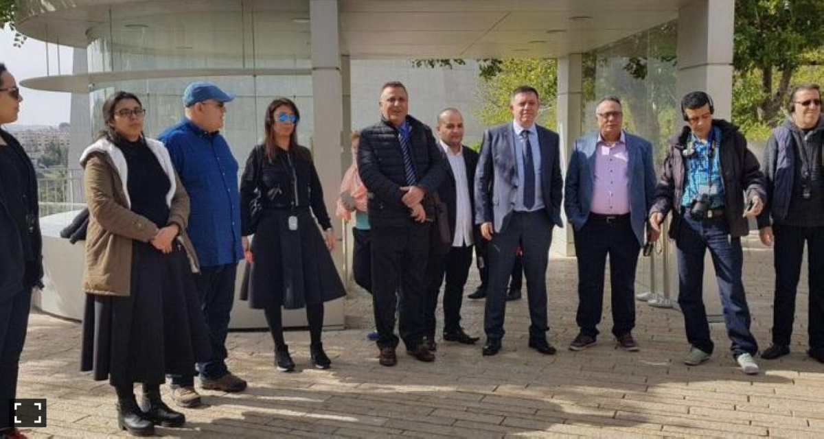 صورة أرشيفية لزيارة وفد صحافي باكستاني لإسرائيل