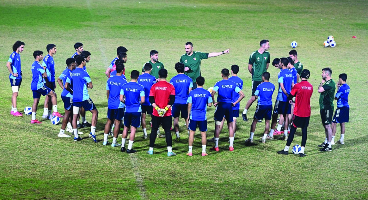 جانب من تدريب المنتخب الاولمبي