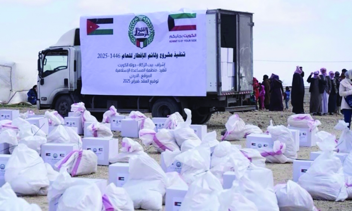 مساعدات بيت الزكاة في الأردن