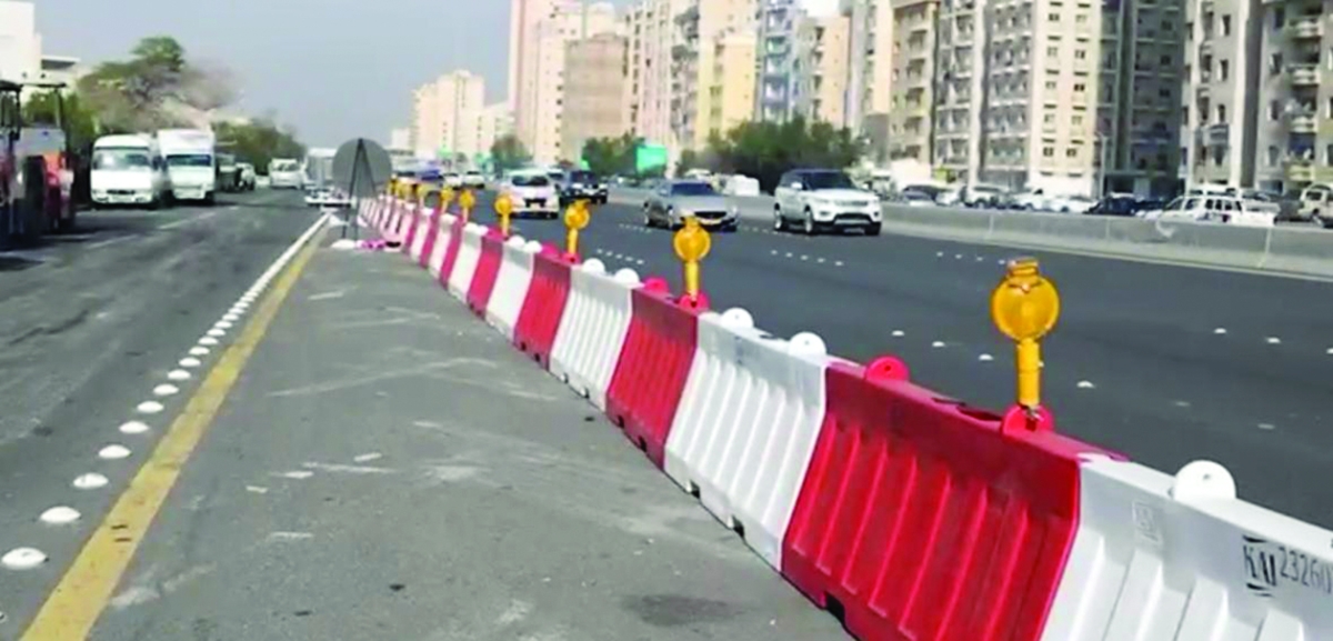 


إغلاق حارات في أجزاء من الدائري الرابع 