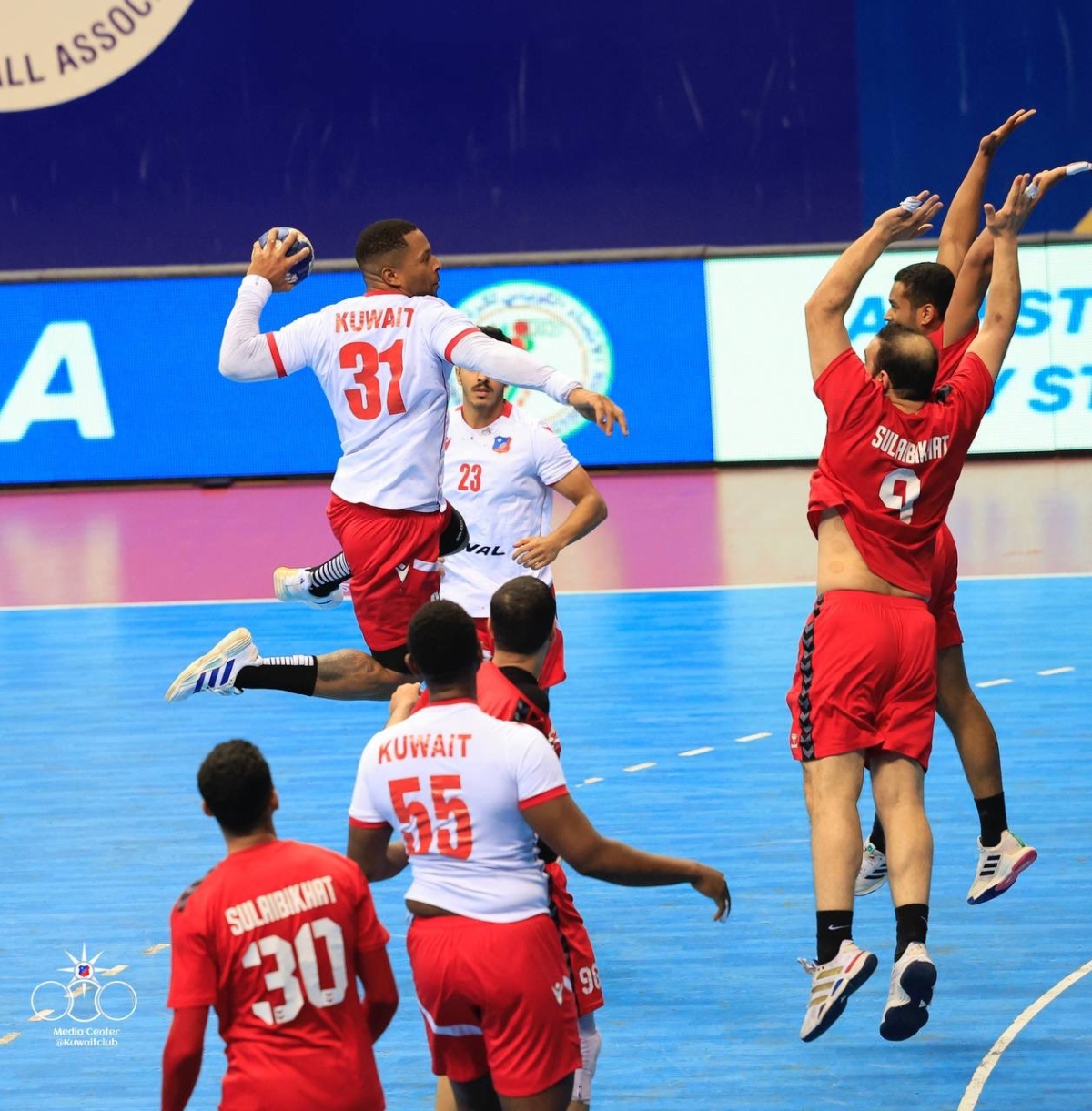 من مباراة الكويت والصليبخات