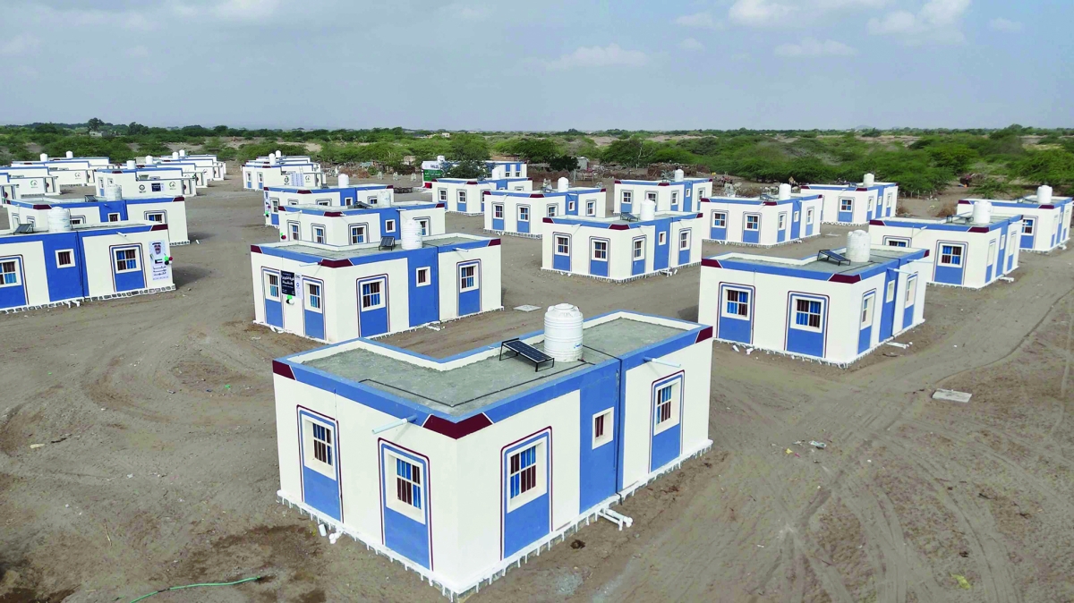 منازل مزودة بوحدات طاقة شمسية