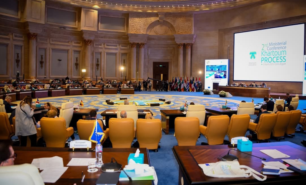 جانب من فعاليات الاجتماع الوزاري في القاهرة