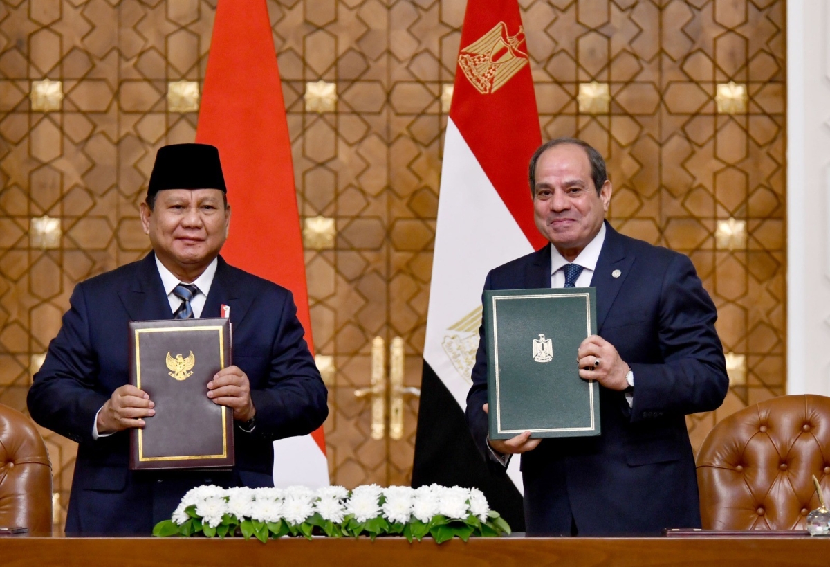السيسي وسوبيانتو... «شراكة إستراتيجية»