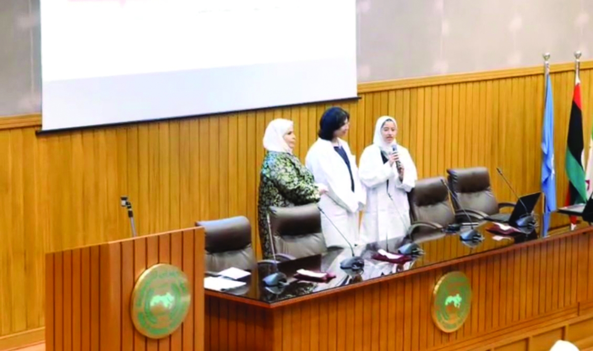 مشاركة من الطالبات