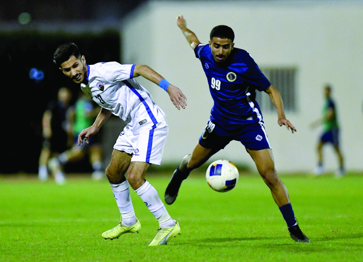 من مباراة برقان والجهراء