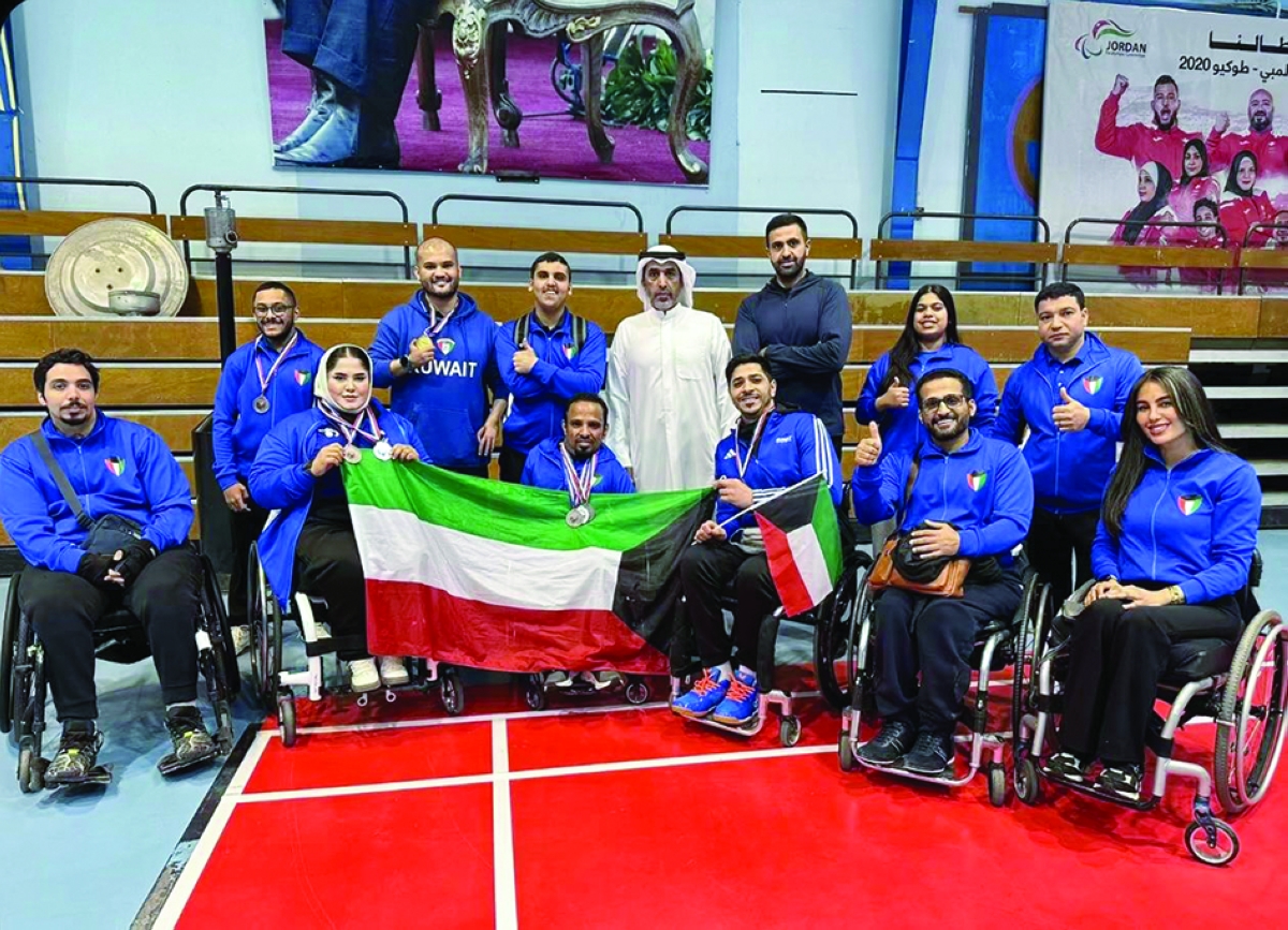 


منتخب الكويت لكرة الطاولة متوجاً بالميداليات 