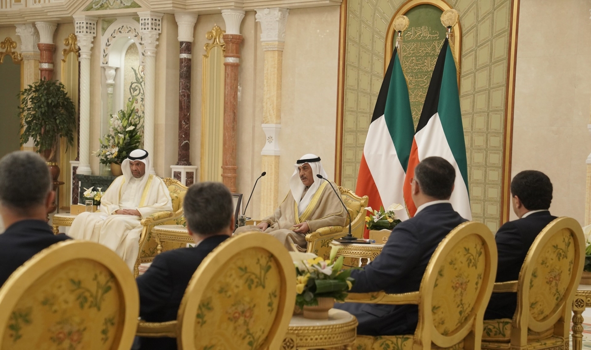 ولي العهد لدى استقباله اليحيا ووزراء الخارجية وممثليهم بدول مجلس التعاون وآسيا الوسطى