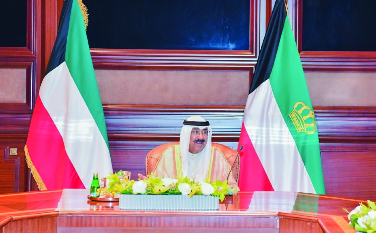 صاحب السمو مُترئّساً الاجتماع الاستثنائي لمجلس الوزراء في 15 مايو 2024