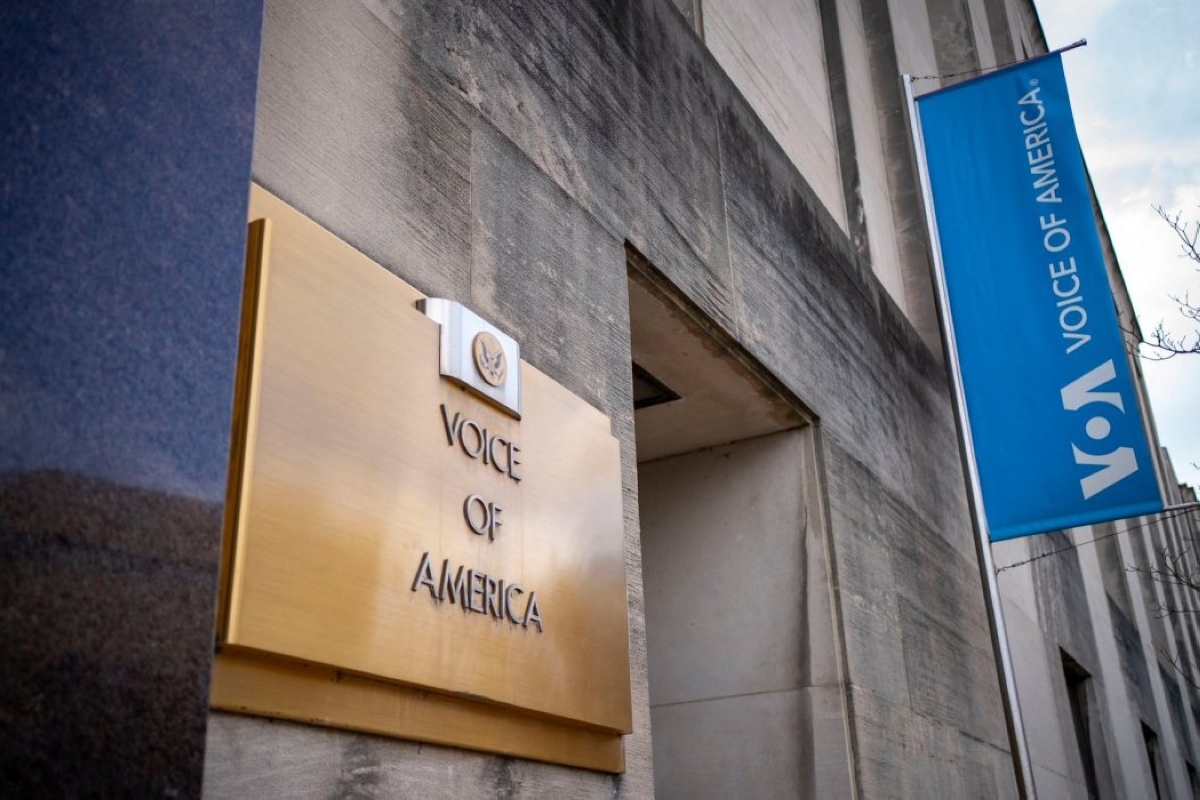 مبنى «صوت أميركا»