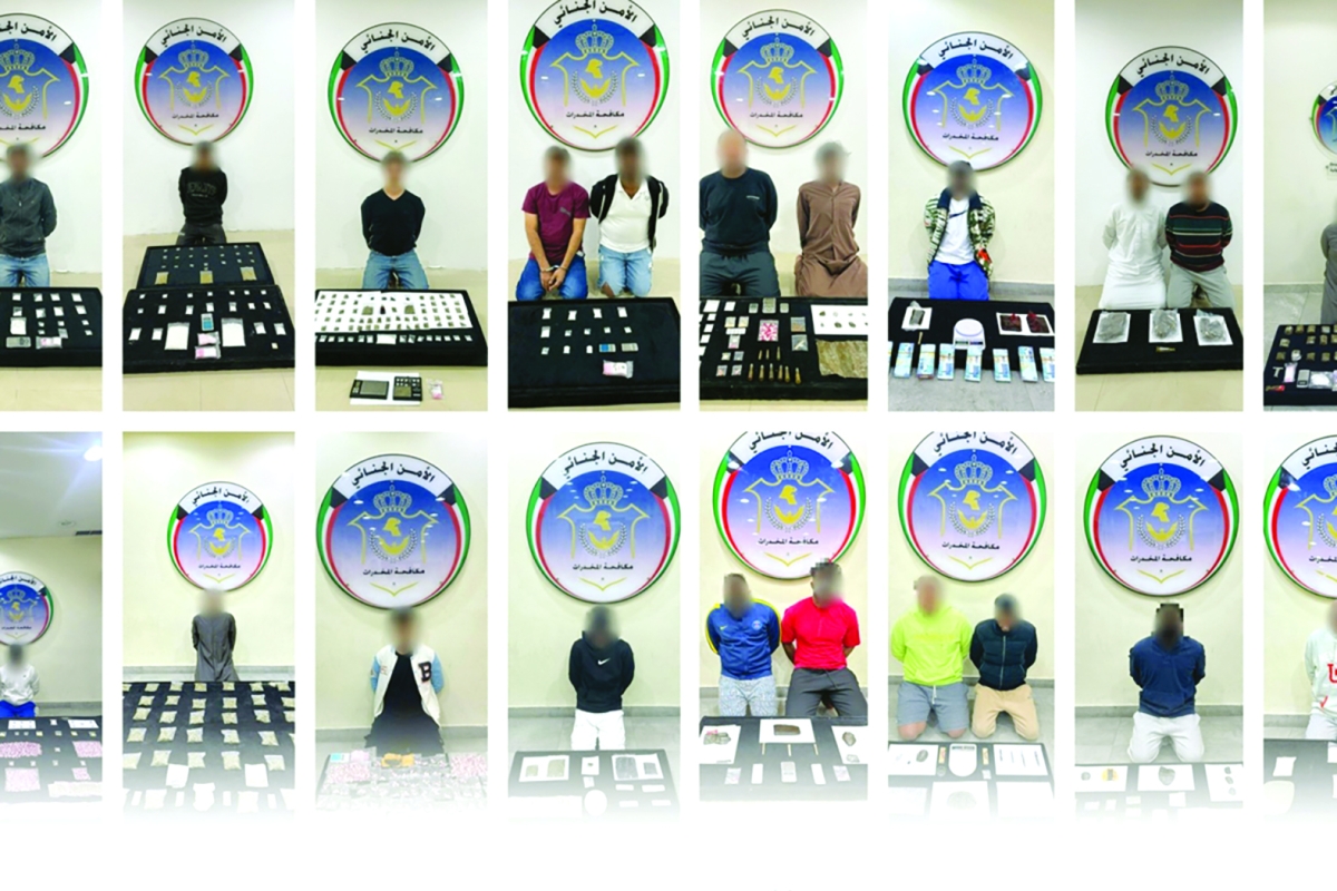 


عدد من المتهمين في قضايا مختلفة تمكنت وزارة الداخلية من ضبطهم 