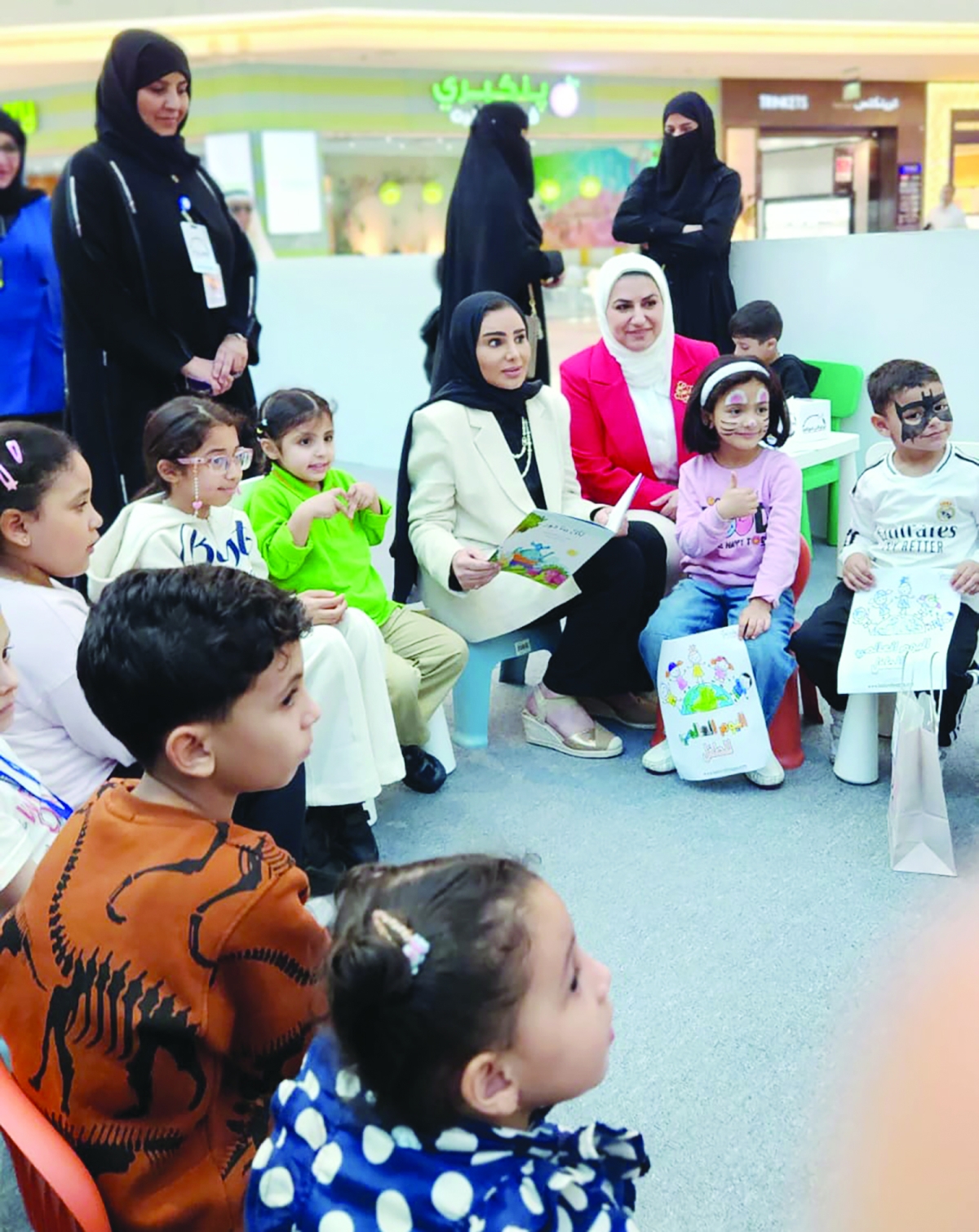 الحويلة خلال احتفال المجلس الأعلى لشؤون الأسرة باليوم العالمي للطفل في مجمع الأفنيوز في 21 نوفمبر 2024