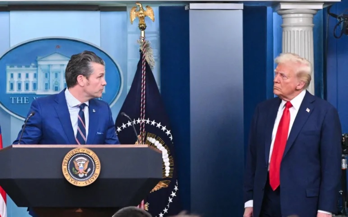 ترامب وهيغسيث 