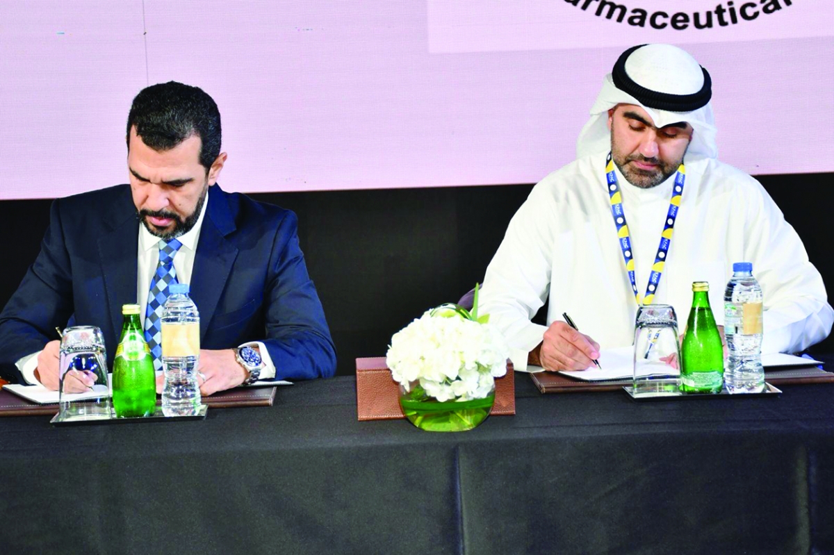 خلال توقيع الاتفاقية 