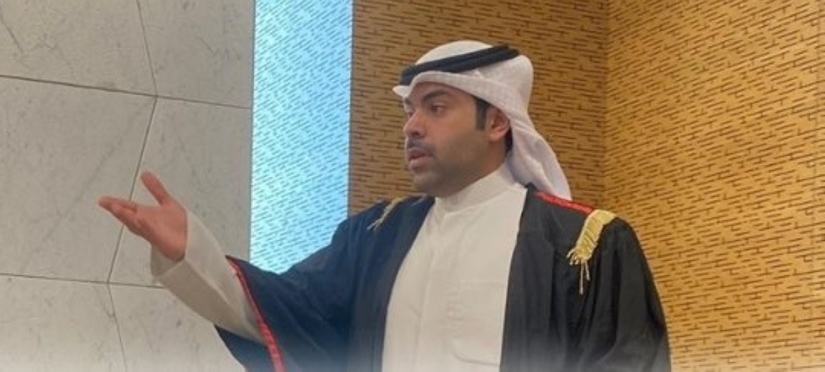 فارس حسين الدبوس مترافعاً