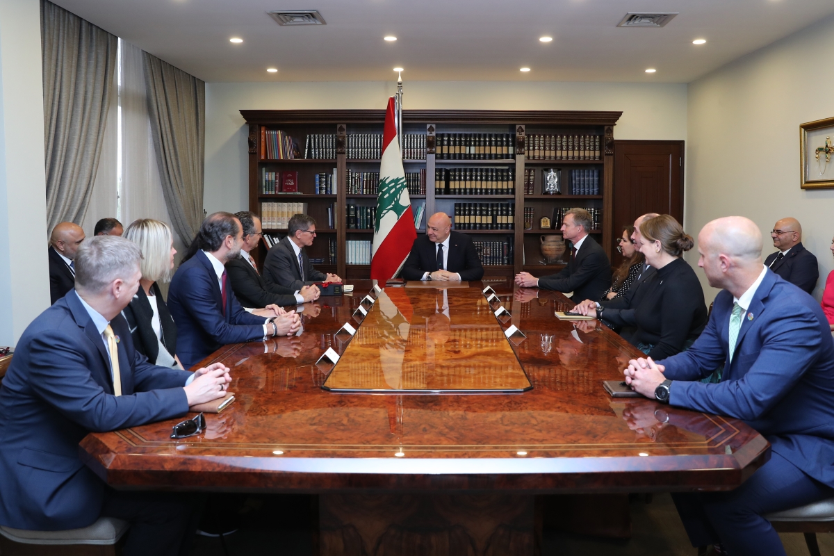 عون مُستقبلاً وفداً من معهد الشرق الأوسط للدراسات في واشنطن