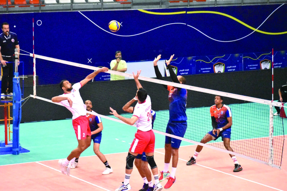 من مباراة «الكويت» مع كاظمة