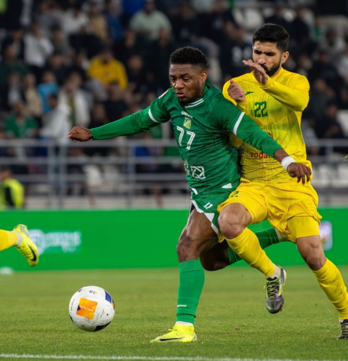 من مباراة العربي والسيب