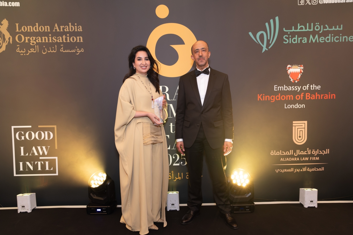 سفير دولة الكويت لدى المملكة المتحدة بدر المنيخ والشيخة بيبي دعيج الصباح 