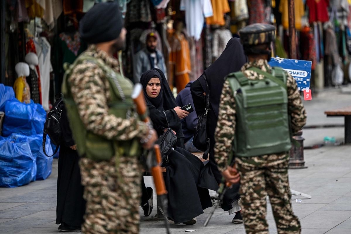 عسكريين هنود في سريناغار جنوب كشمير    (أ ف ب)