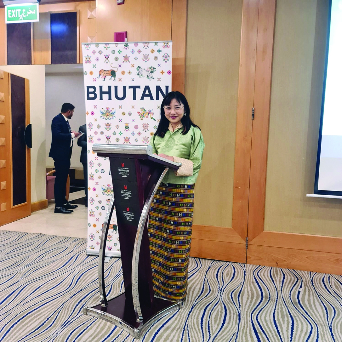 ممثلة هيئة السياحة كي زانغ