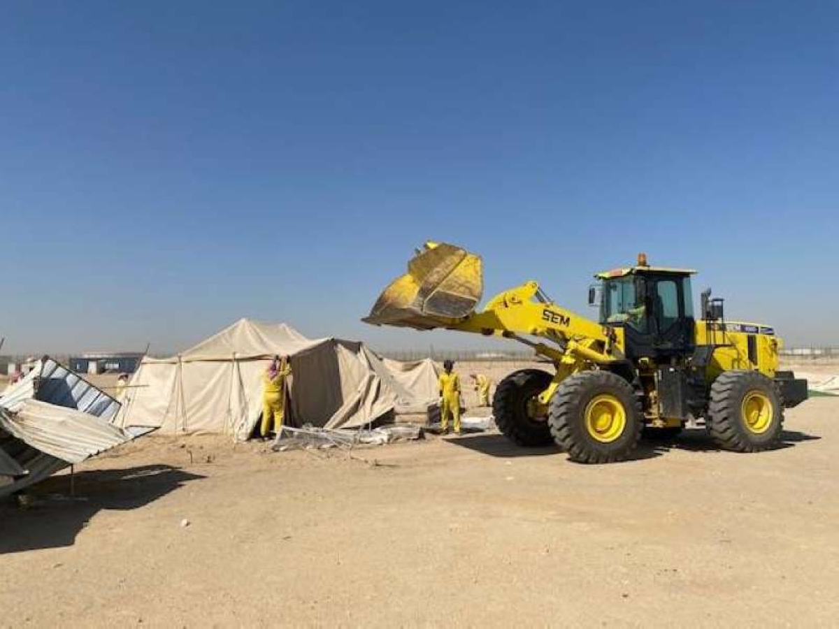 إزالة مخيم (أرشيفية) 