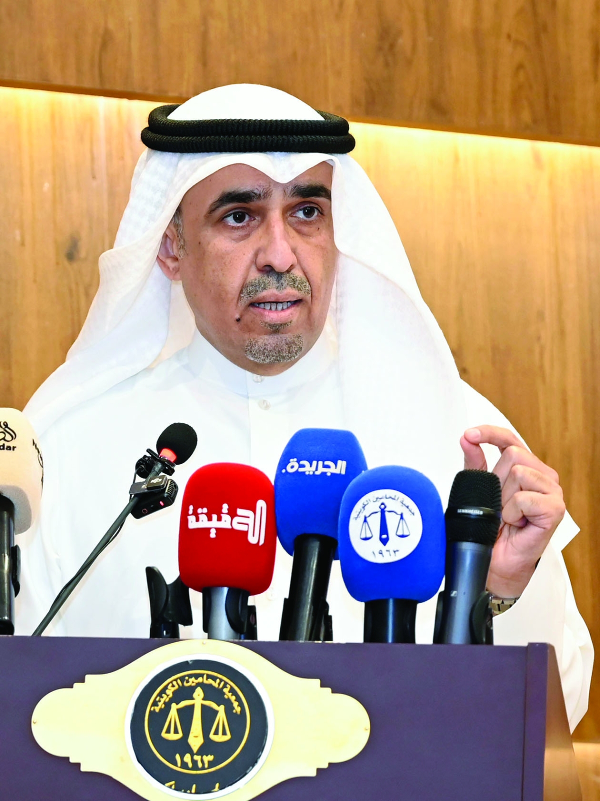 غالب العصيمي يلقي كلمته