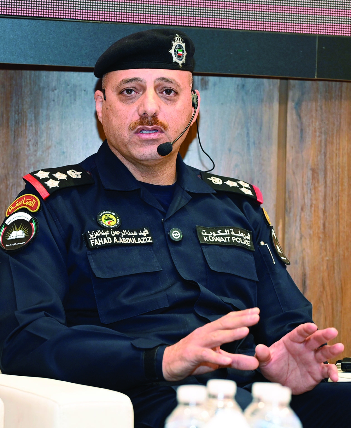 العميد فهد العبيد في مداخلته