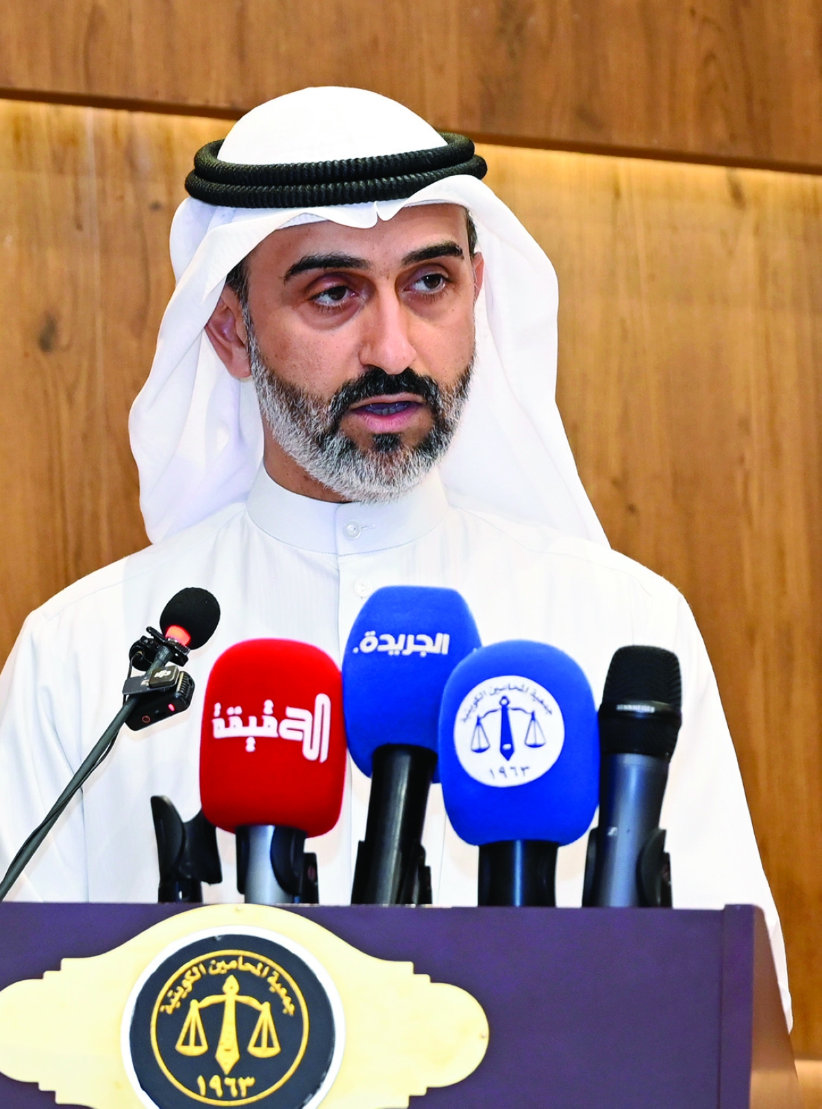 أنس الشاهين متحدثاً